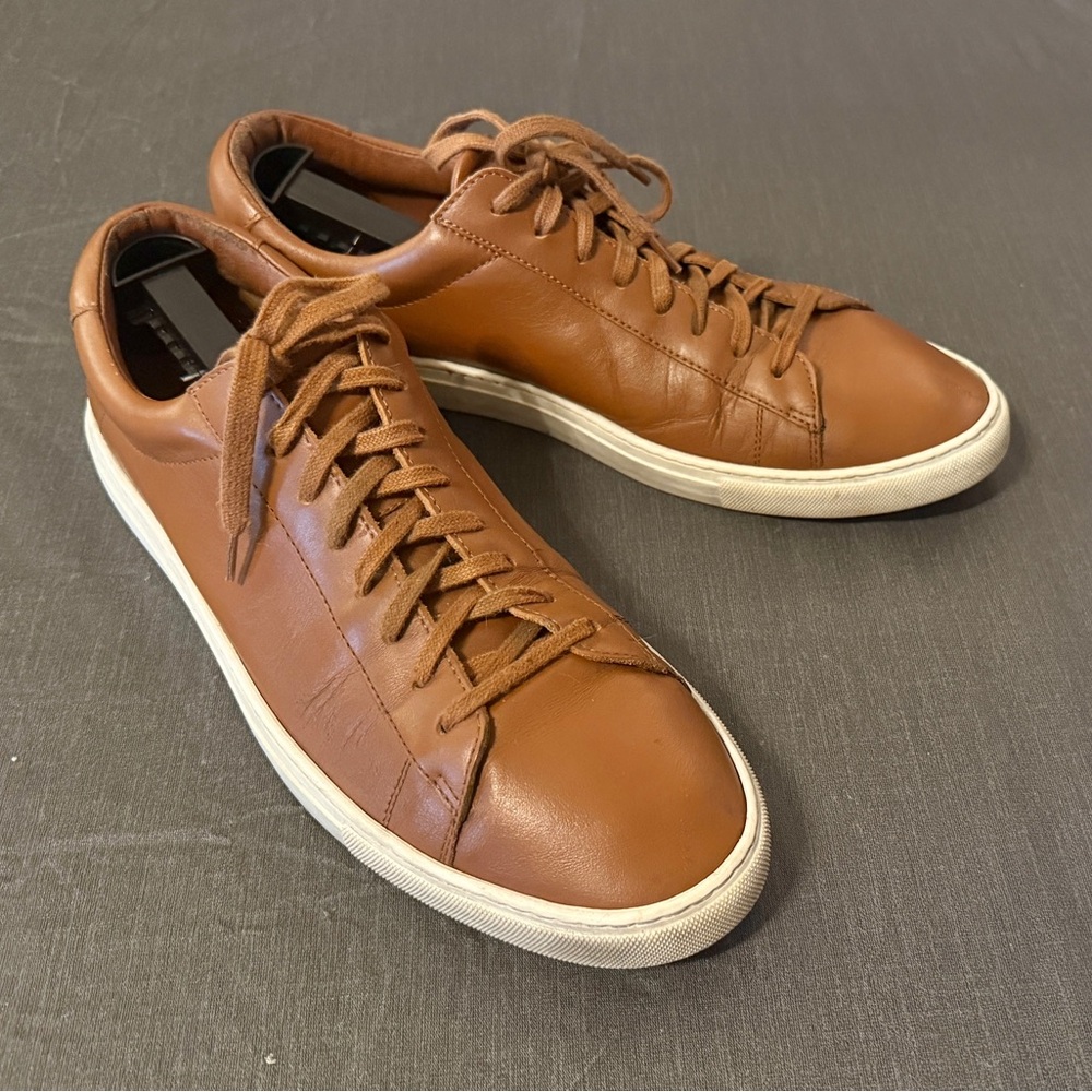 Oliver Cabell Low 1 Lion Brown Leather Men's Sneakers